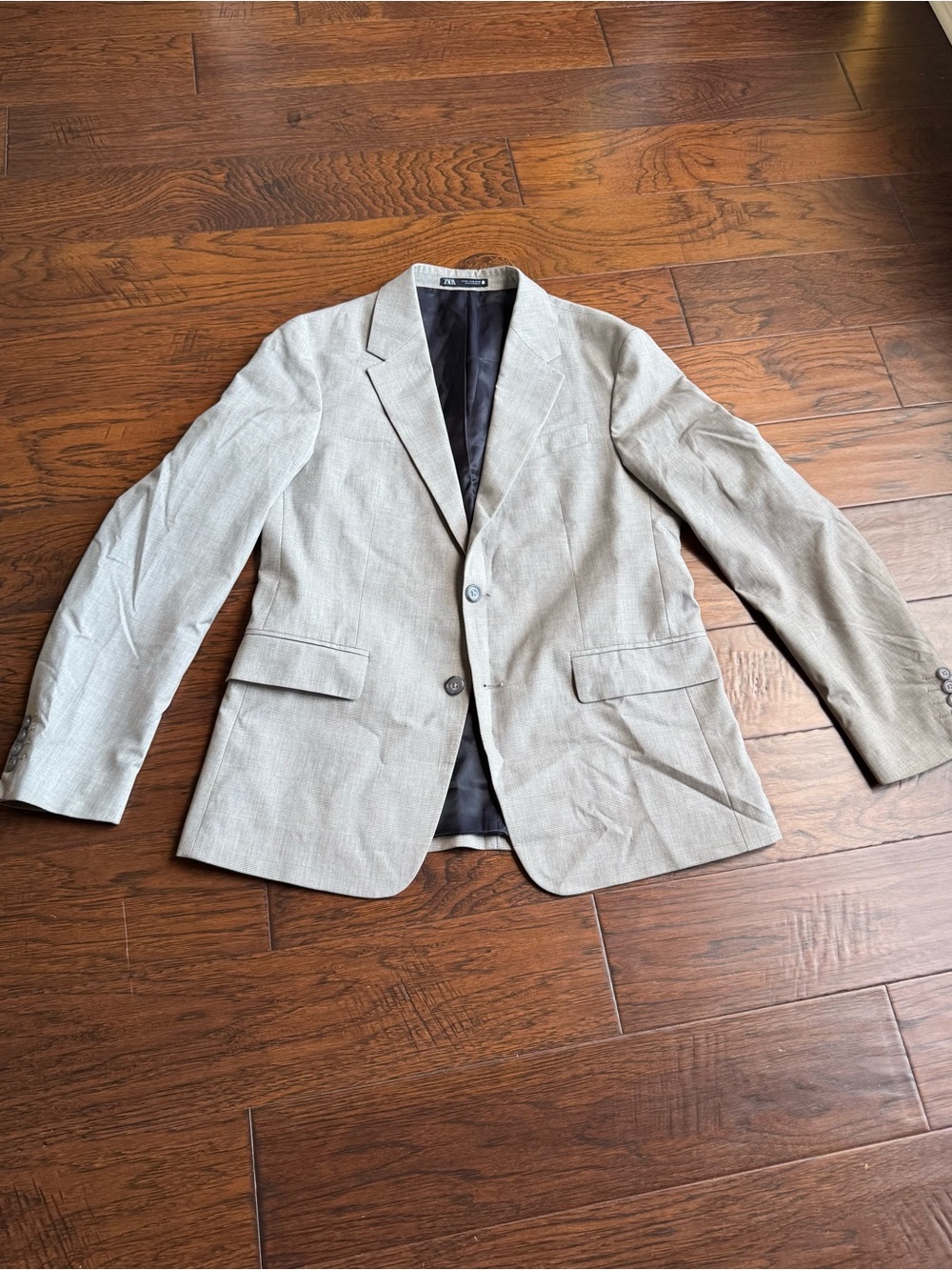 Zara Light Gray Men's Sport Coat